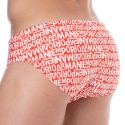 Emporio Armani Slip de Bain All Over Logo Rouge