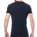 Emporio Armani T-Shirt Megalogo Coton Marine