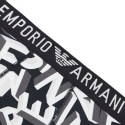 Emporio Armani Boxer Bold All Over Lettering Coton Noir