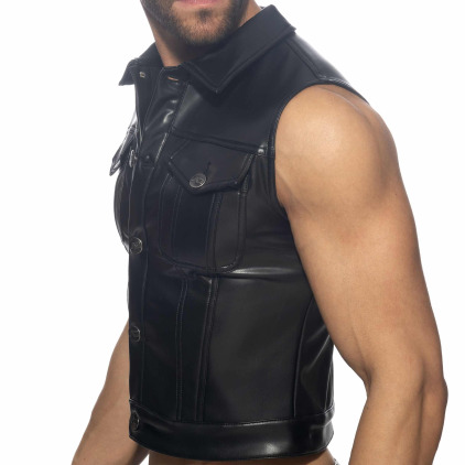Veste Fetish Rub Noire AD Fetish