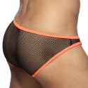 Addicted C-Through Mesh Bikini Briefs - Black