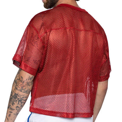 T-Shirt Crop Practice Rouge Bike