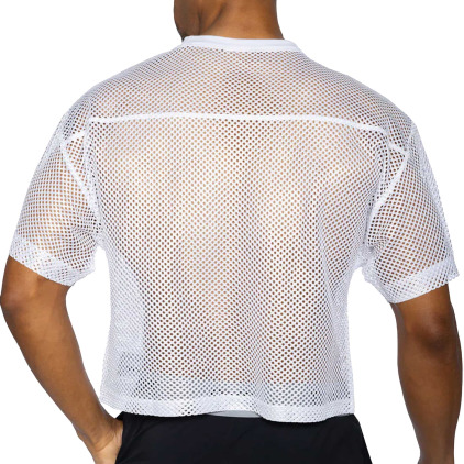 T-Shirt Crop Practice Blanc Bike