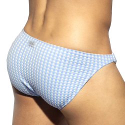 Slip de Bain Bikini Vichy Bleu Ciel ES Collection