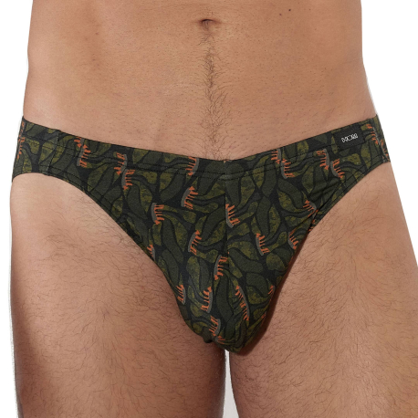 HOM Vizavonna Comfort Micro Briefs - Khaki
