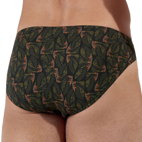 HOM Vizavonna Comfort Micro Briefs - Khaki