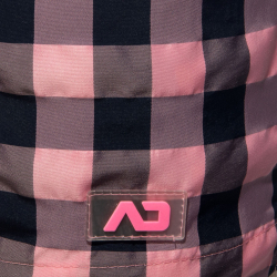 Flashy Squares Swim Shorts - Pink