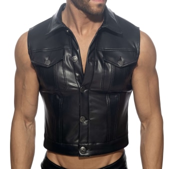 Veste Fetish Rub Noire AD Fetish