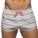 Addicted Short de Bain Cake Stripes Rose