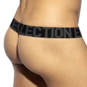 ES Collection Diamond Lace Thong - Black