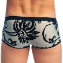 L'Homme invisible Velours Mystique Hipster Push Up Trunks - Turquoise