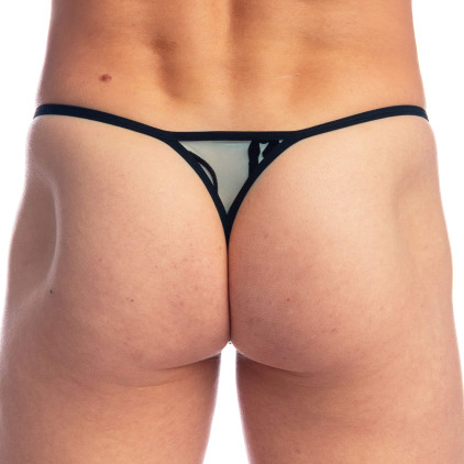 String Striptease Velours Mystique Turquoise L'Homme Invisible