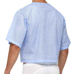 T-Shirt Crop Poplin Bleu Clair Modus Vivendi