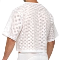 Modus Vivendi T-Shirt Crop Poplin Blanc