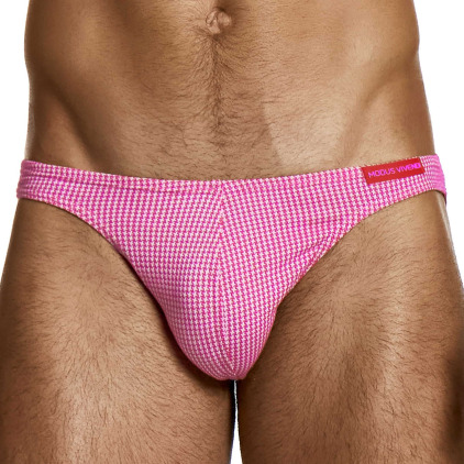 Slip Low Cut Pied de Coq Fuchsia Modus Vivendi