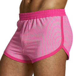 Modus Vivendi Pied de Coq Jogging Shorts - Fuchsia