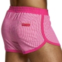 Modus Vivendi Pied de Coq Jogging Shorts - Fuchsia