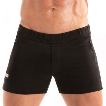 Short Paris Zippé Noir TOF Paris
