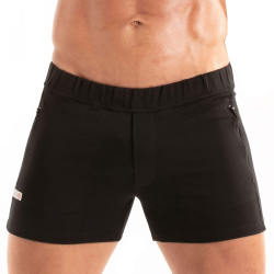 Short Paris Zippé Noir TOF Paris