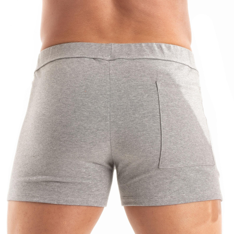 TOF Paris Paris Zipped Shorts - Heather Grey