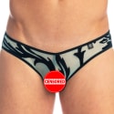 L'Homme invisible Velours Mystique Mini Briefs - Turquoise