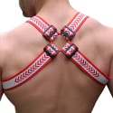 Breedwell Groove Bulldog Harness - Red