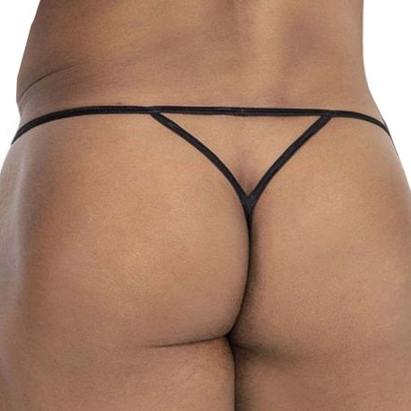 CandyMan String Ficelle Résille Beige