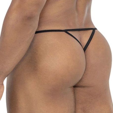 CandyMan Mesh G-String - Burgundy
