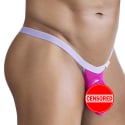 CandyMan Mesh Thong - Hot Pink