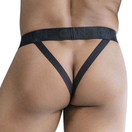 CandyMan Mesh String Jock - Black