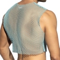 ES Collection Crop Top Beachy Résille Bleu Ciel