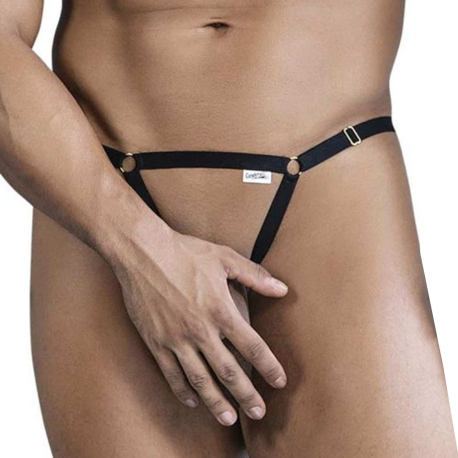 CandyMan Nudist G-String - Black