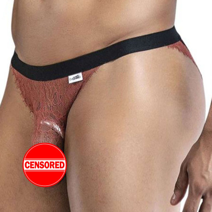 Jock Strap Dentelle Terracotta CandyMan
