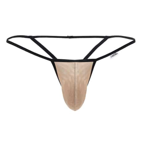 CandyMan String Ficelle Résille Beige