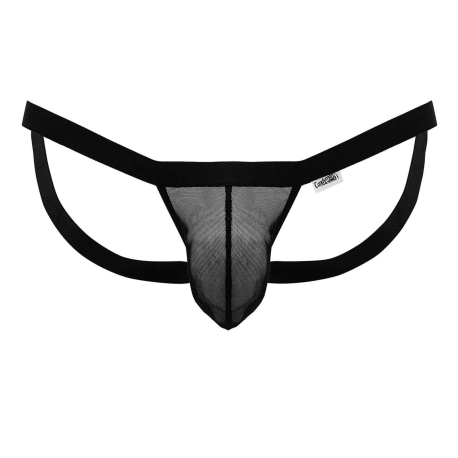 CandyMan Mesh Thong - Black