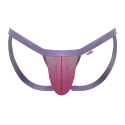 CandyMan Mesh Thong - Hot Pink