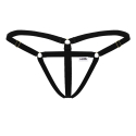 CandyMan Nudist G-String - Black