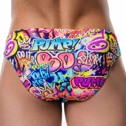 Pump! Drip Water Cheeky Swim Briefs