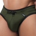 Pump! Slip de Bain Tropic Water Kaki