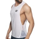 Addicted AD Mesh Low Rider Tank Top - White