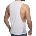 Addicted AD Mesh Low Rider Tank Top - White