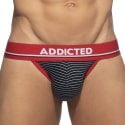 Addicted Mini Stripes Sailor Jock - Black