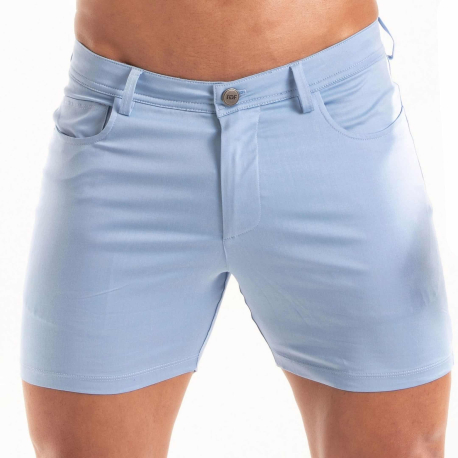 TOF Paris Chino Bermuda Shorts - Sky Blue