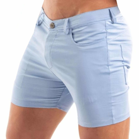 TOF Paris Chino Bermuda Shorts - Sky Blue