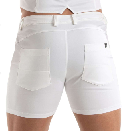 TOF Paris Chino Bermuda Shorts - White