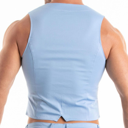 Gilet Chino Bleu Ciel TOF Paris
