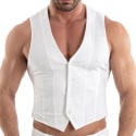 TOF Paris Gilet Chino Blanc