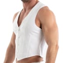TOF Paris Gilet Chino Blanc
