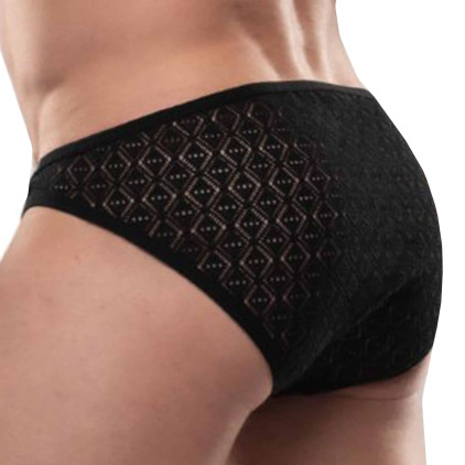 Slip Mini Riviera Noir TOF Paris
