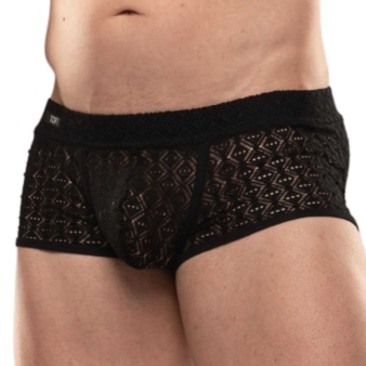 Boxer Court Riviera Noir TOF Paris